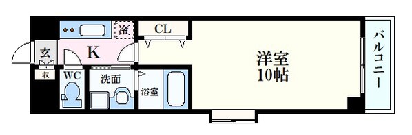 御幸橋駅 徒歩4分 2階の物件間取画像